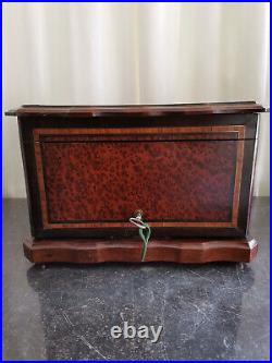 Antique French Napoleon Wooden Cigar Humidor Case 19th Century