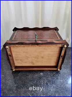 Antique French Napoleon Wooden Cigar Humidor Case 19th Century