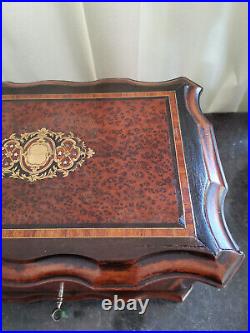 Antique French Napoleon Wooden Cigar Humidor Case 19th Century