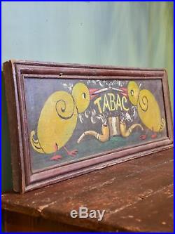 Antique French'tabac' sign