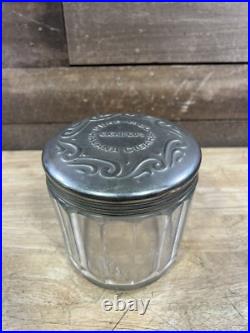 Antique GENE-VALL HAVANA Cigars Thick Glass Humidor Jar Antique GENE-VALL HAVANA Cigars Thick Glass Humidor Jar