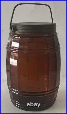 Antique Globe Tobacco Company Barrel Jar Detroit Oct. 10th 1882