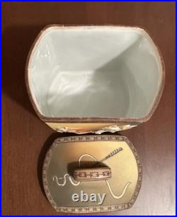 Antique Hand Painted Nippon Horse Portrait Humidor, 1890-1914