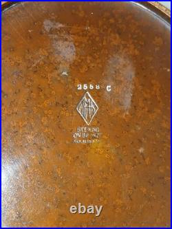 Antique Heintz Arts & Crafts Sterling Silver On Bronze Tobacco Humidor