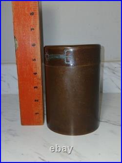 Antique Heintz Arts & Crafts Sterling Silver On Bronze Tobacco Humidor