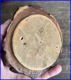 Antique Humidor Carved Wood Skinny Pig Folk Art Late 1800s German for English