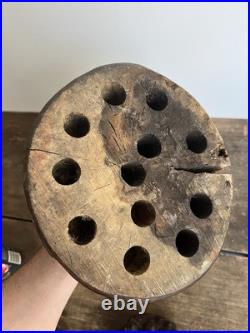 Antique Humidor Carved Wood Skinny Pig Folk Art Late 1800s German for English