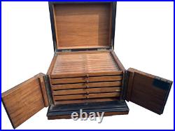 Antique Humidor Cigar Cabinet Stunning