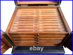 Antique Humidor Cigar Cabinet Stunning
