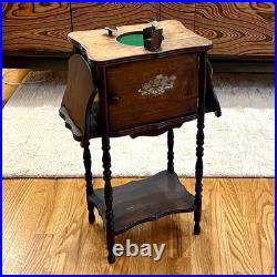 Antique Humidor/ Smoking Table Cigar Newspaper Stand Antique Humidor/ Smoking Table Cigar Newspaper Stand