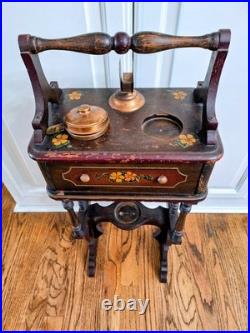 Antique Humidor/ Smoking Table Cigar Stand 1920s-30s