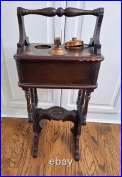 Antique Humidor/ Smoking Table Cigar Stand 1920s-30s