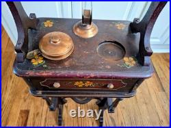 Antique Humidor/ Smoking Table Cigar Stand 1920s-30s