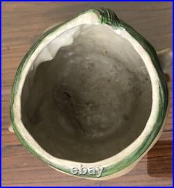 Antique Japanese Banko Ware Tobacco Jar Humidor Trawlerman Sailor Fisherman Head