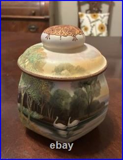 Antique Japanese Nippon Moriage Morimura Brothers Humidor
