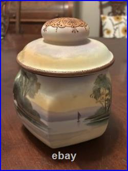 Antique Japanese Nippon Moriage Morimura Brothers Humidor