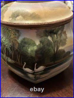 Antique Japanese Nippon Moriage Morimura Brothers Humidor