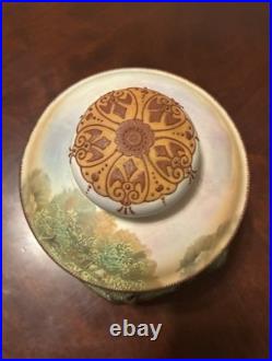 Antique Japanese Nippon Moriage Morimura Brothers Humidor