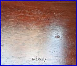 Antique Jewett Humidor Copper Lined Wood Large with Plaque Antique Jewett Humidor Copper Lined Wood Large with Plaque