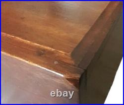 Antique Jewett Humidor Copper Lined Wood Large with Plaque Antique Jewett Humidor Copper Lined Wood Large with Plaque