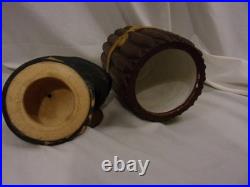 Antique Johann Maresch Tobacco Jar Cigar Humidor Man Drinking Beer Bohemia 9