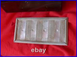 Antique Lockable Zinc Lined CIGAR HUMIDOR By Trademark C. N. Swift New York