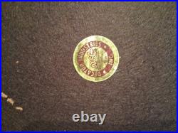 Antique Lucky Strike Glass Tobacco Humidor Jar With Pipe Stand Used Condition