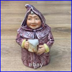 Antique Majolica Monk Tabacco Jar Humidor Ceramic Fat Friar Boho Decor Read Antique Majolica Monk Tabacco Jar Humidor Ceramic Fat Friar Boho Decor Read