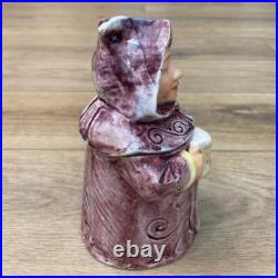 Antique Majolica Monk Tabacco Jar Humidor Ceramic Fat Friar Boho Decor Read Antique Majolica Monk Tabacco Jar Humidor Ceramic Fat Friar Boho Decor Read