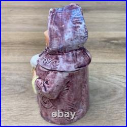 Antique Majolica Monk Tabacco Jar Humidor Ceramic Fat Friar Boho Decor Read Antique Majolica Monk Tabacco Jar Humidor Ceramic Fat Friar Boho Decor Read
