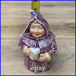Antique Majolica Monk Tabacco Jar Humidor Ceramic Fat Friar Boho Decor Read Antique Majolica Monk Tabacco Jar Humidor Ceramic Fat Friar Boho Decor Read