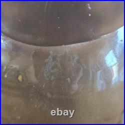 Antique Majolica Owl Figural Tobacco Jar Humidor Germany 7 Art Nouveau