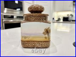 Antique Nippon Horse Humidor Jar Morimura Old Noritake