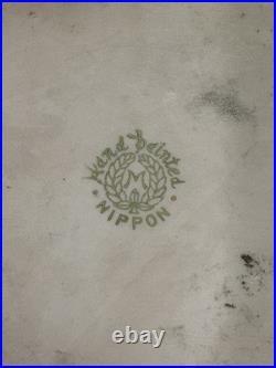 Antique Nippon Horse Humidor Jar Morimura Old Noritake