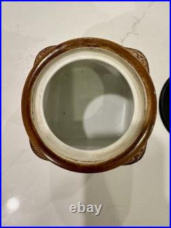 Antique Nippon Horse Humidor Jar Morimura Old Noritake