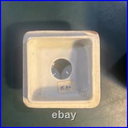 Antique Nippon Horse Portrait Humidor Jar Hand Painted Moriage Beaded Lid Read