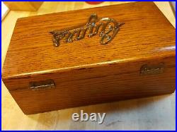 Antique Original Type Humidor with Cigar Cutter and Blunt punch cut