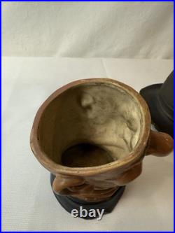 Antique Pipe Tobacco Jar, Terra-Cotta Figural Head Antique Pipe Tobacco Jar, Terra-Cotta Figural Head