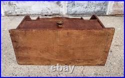 Antique Primitive Carved Walnut 5 Pipe Holder Stand Tobacco Cabinet Humidor Antique Primitive Carved Walnut 5 Pipe Holder Stand Tobacco Cabinet Humidor