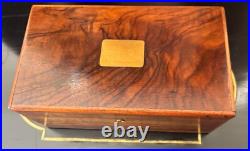 Antique Rosewood Cigar Box
