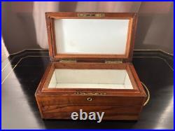 Antique Rosewood Cigar Box