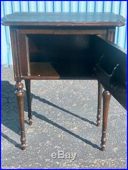 Antique Smoke Stand Table Tobacciana Cigar humidor chest