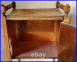 Antique Solid Wood Humidor Fully Copper Lined VGC GREAT ANTIQUE PIECE Antique Solid Wood Humidor Fully Copper Lined VGC GREAT ANTIQUE PIECE