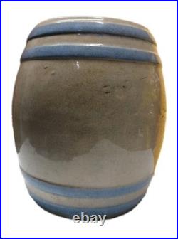 Antique Stoneware Cigar Humidor Barrel Jar Factory 128 9th District PA. No Lid