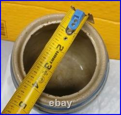 Antique Stoneware Cigar Humidor Barrel Jar Factory 128 9th District PA. No Lid