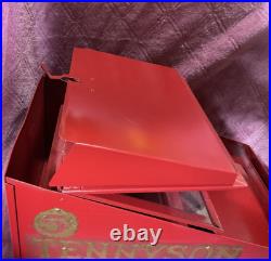 Antique Tennyson cigars humitor display hobiest restore