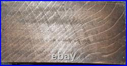 Antique Victorian Oak Cigar Hinged Humidor Box 19th Century Very Good, Rare