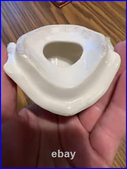 Antique Vintage Headdress Indian Chief Native American Cigar Humidor Tobacco Jar