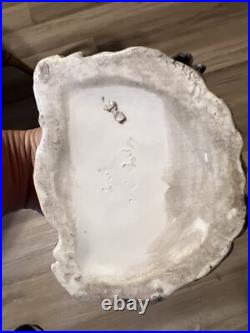 Antique Vintage Headdress Indian Chief Native American Cigar Humidor Tobacco Jar