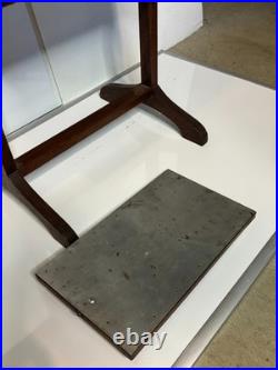 Antique Vintage Humidor Stand Wood Smokers Cupboard Cabinet Smokers Side Table